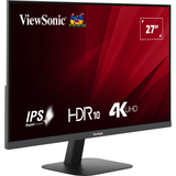 ViewSonic VA2708-4K-MHD monitor front-right view
