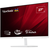 ViewSonic VA2732-MH-W white monitor front-left view
