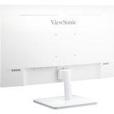 ViewSonic VA2732-MH-W white monitor rear-left view