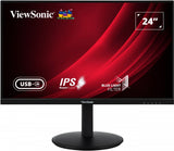 ViewSonic VG2409-MHU 24" Full HD USB-C Monitor with Dual Speakers