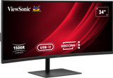 ViewSonic VG3419C-2 34" WQHD Curved USB-C Docking Monitor
