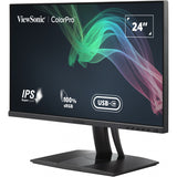 ViewSonic VP2456 monitor front-left view