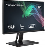 ViewSonic VP2456 monitor front-right view