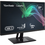 ViewSonic VP2756-2K monitor front-right view