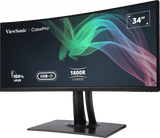 ViewSonic VP3481 34" WQHD+ ColorPro Curved Monitor