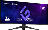 ViewSonic VX3480-2K-PRO 34" UWQHD 165Hz Curved Gaming Monitor