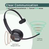 Yealink BH70 MS Mono Wireless Bluetooth Headset USB - C/A