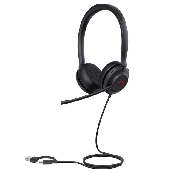 Yealink UH35 Dual UC Wired Headset USB - C/A (1308164)