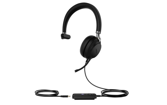 Yealink UH38 Mono UC Wired USB Headset USB - C W/O BAT (1308084) - SourceIT