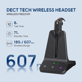 Yealink WH63 UC Convertible DECT Wireless Headset (1308009)
