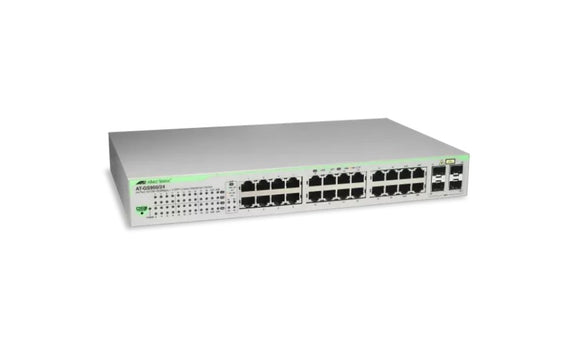 Allied Telesis 24 port Gigabit Ethernet Ports with 4 Gigabit SFP Combo Ports (AT-GS950/24-30) - SourceIT