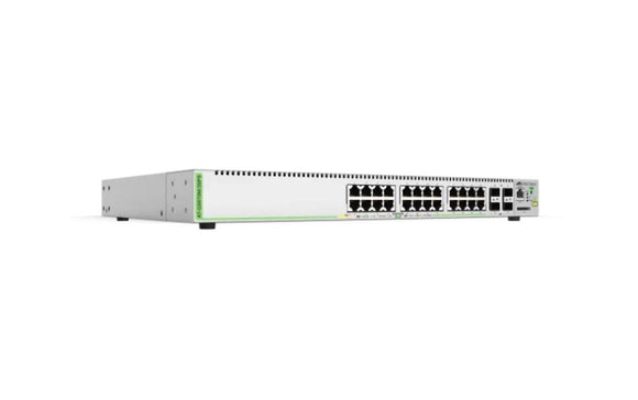 Allied Telesis 24 port PoE+ Gigabit Ethernet Ports with 4 port Gigabit SFP Switch (AT-GS970M/28PS-30) - SourceIT