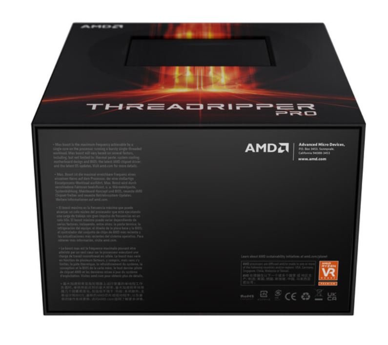 AMD Ryzen Threadripper PRO 5965WX 3.8 GHz 24-Core sWRX8 Processor ...