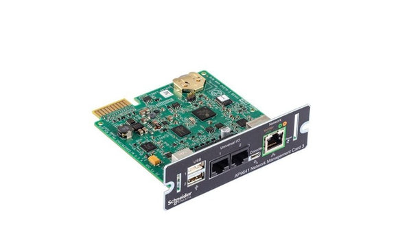 APC UPS Network Management Card 3 with Environmental Monitoring (AP9641) - SourceIT