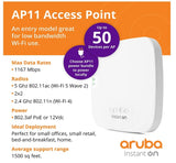 Aruba Instant On AP11 2x2 Wi-Fi Access Point exclude Adapter (R2W96A) - SourceIT Singapore