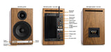 Audioengine HD6 Wireless Speaker System (Walnut) - SourceIT