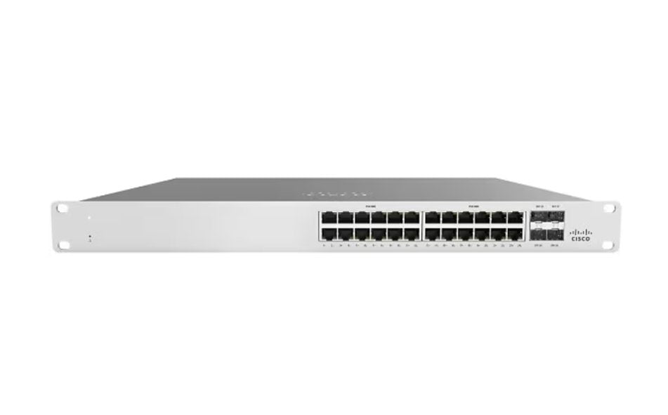 Cisco Meraki MS120-24P 1G L2 Cld -Mngd 24x GigE 370W PoE Switch
