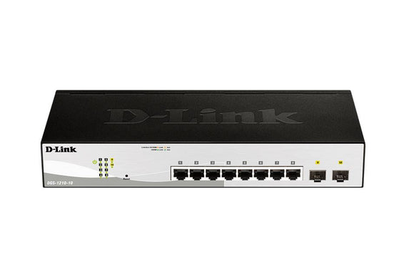 DLINK 10-Port Gigabit Smart Managed Switch (DGS-1210-10) - SourceIT