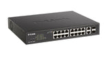 DLINK 18-Port Gigabit 130W PoE Smart Managed Switch (DGS-1100-18PV2) - SourceIT