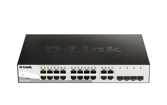 DLINK 20-Port Gigabit Smart Managed Switch (DGS-1210-20) - SourceIT