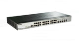DLINK 24-Port Gigabit Stackable 193W PoE Smart Managed Switch with 10G Uplinks (DGS-1510-28P) - SourceIT