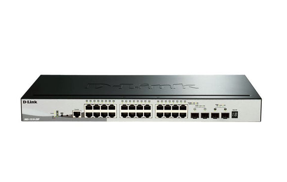 DLINK 24-Port Gigabit Stackable 370W PoE Smart Managed Switch with 10G Uplinks (DGS-1510-28XMP) - SourceIT