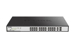 DLINK 26-Port 370W PoE Gigabit Smart Managed Switch (DGS-1100-26MPV2) - SourceIT