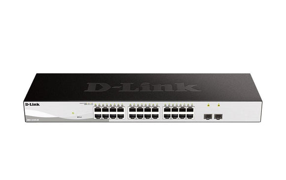 DLINK 26-Port Gigabit Smart Managed Switch (DGS-1210-26) - SourceIT