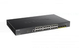 DLINK 28-Port 10-Gigabit Smart Managed 370W PoE Switch (DGS-1250-28XMP) - SourceIT