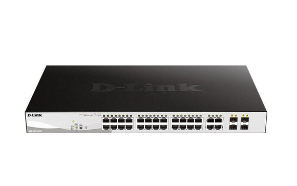 DLINK 28-Port Gigabit Smart Managed 185W PoE Switch (DGS-1210-28P) - SourceIT