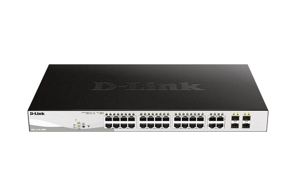 DLINK 28-Port Gigabit Smart Managed 370W PoE Switch (DGS-1210-28MP) - SourceIT