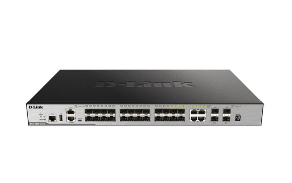 DLINK 28-Port Layer 3 Stackable Managed Gigabit Fiber Switch (DGS-3630-28SC) - SourceIT