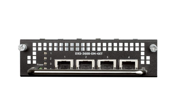 DLINK 4-Port 10GBASE-T Expansion Module for DXS-3600 (DXS-3600-EM-4XT) - SourceIT