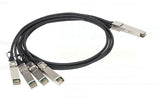DLINK 40G Passive QSFP+ Twinaxial Direct Attach Cable, QSFP+ to 4X 10G SFP+ cable, 1 meter (DEM-CB100QXS-4XS) - SourceIT