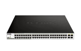 DLINK 52-Port Gigabit Smart Managed 740W PoE Switch (DGS-1210-52MPP) - SourceIT