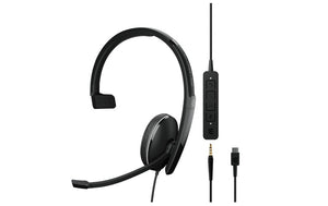 EPOS Sennheiser Adapt 135 USB-C II Mono Headset USB-C 3.5mm (1000918) - SourceIT