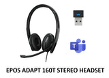 Quality EPOS Sennheiser Adapt 160T Wired Stereo Headset at SourceIT