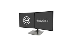 Ergotron DS100 Dual-Monitor Desk Stand Horizontal Black - SourceIT Singapore