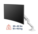 Ergotron HX Desk Monitor Arm for Displays up to 19kg White (45-475-216) - SourceIT