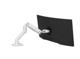 Ergotron HX Desk Monitor Arm (Matte Black/Polished Aluminium/White) - SourceIT Singapore