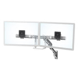 Ergotron HX Wall Dual Monitor Arm for Displays up to 32" Polished Aluminum (45-479-026) - SourceIT