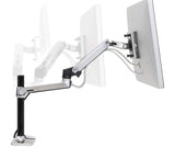Ergotron LX Desk Mount LCD Arm, Tall Pole (Polished Aluminium) 