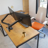 Ergotron LX Dual Desk Mount Side-by-Side Arm Matte Black (45-245-224) - SourceIT