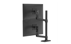 Ergotron LX Dual Desk Mount Stacking Arm for Displays up to 40" Matte Black (45-509-224) - SourceIT