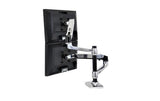Ergotron LX Dual Stacking Arm for Displays up to 24" Polished Aluminum (45-248-026) - SourceIT