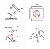 Ergotron LX Dual Stacking Arm for Displays up to 24" White (45-492-216) - SourceIT