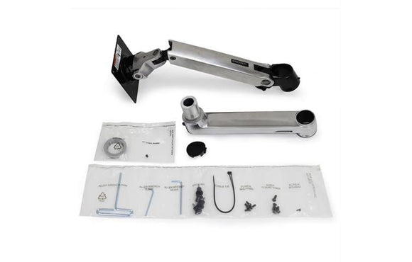 Ergotron LX Extension Arm Kit Polished Aluminum (97-940-026) - SourceIT