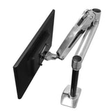 Quality Ergotron LX HD Sit-Stand Desk Arm Polished Aluminum