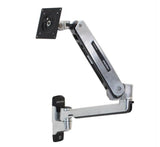 Ergotron LX Sit-Stand Wall Mount LCD Arm Polished Aluminum (45-353-026)