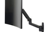 Ergotron LX Wall Mount LCD Arm Matte Black/Polished Aluminium - SourceIT Singapore